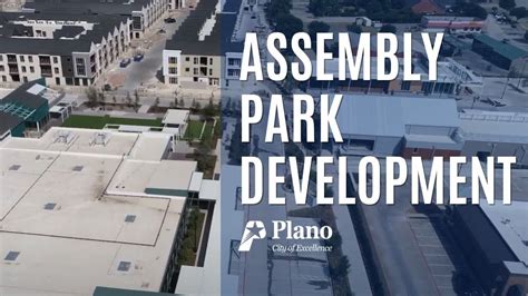 Assembly Park Quickly Approaching Completion In Plano Youtube