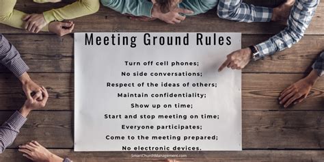 meeting ground rules smart church management