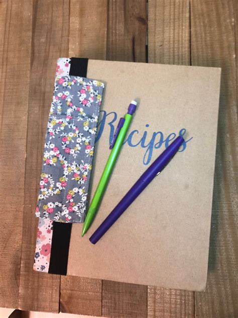 Journal Pen Holder Bullet Journal Organizer Bookmark Ts Etsy