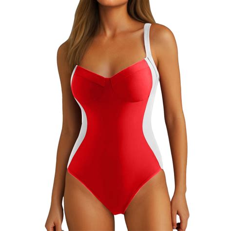 ASFGIMUJ Womens Swimsuits One Piece Swimsuit Push Up Shape Swimsuit V