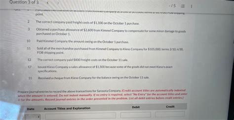 Solved Presented Below Are Selected Transactions For Chegg