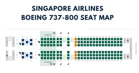 Boeing 737-800 Seat Map With Airline Configuration