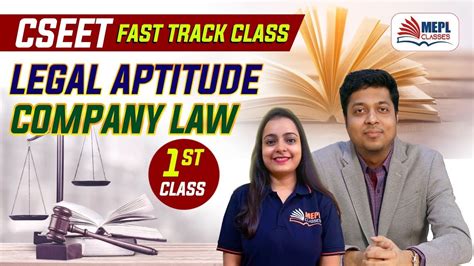 Cseet Legal Aptitude Company Law St Class Mepl Classes Youtube