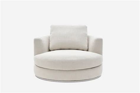 Hamilton Round Performance Fabric Swivel Armchair Castlery In 2024