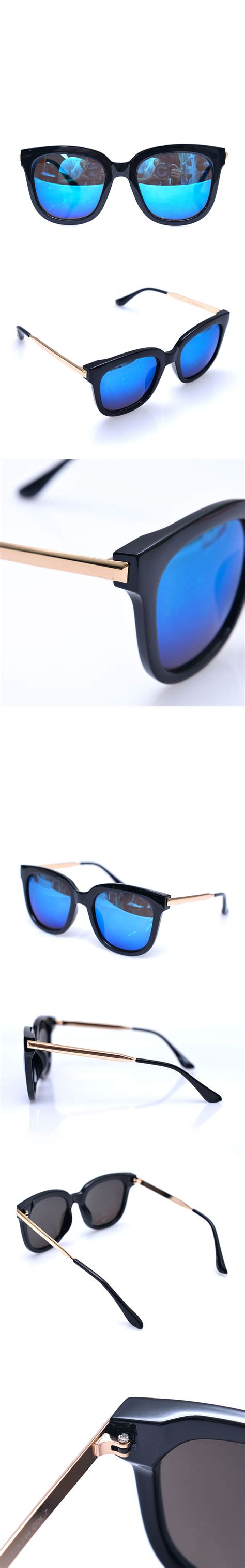 Accessories Sunglasses And Glasses Hip Big Teardrop Gold Arm Mirror Sunglasses 83 Guylook