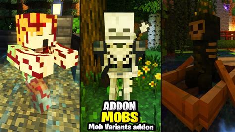 ADDON De MAS MOBS Para MINECRAFT PE 1 19 Mob Variants Addon MODS