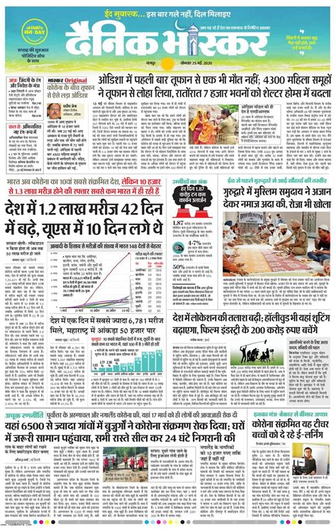 Dainik Bhaskar Nagpur Newspaper Get Your Digital Subscription