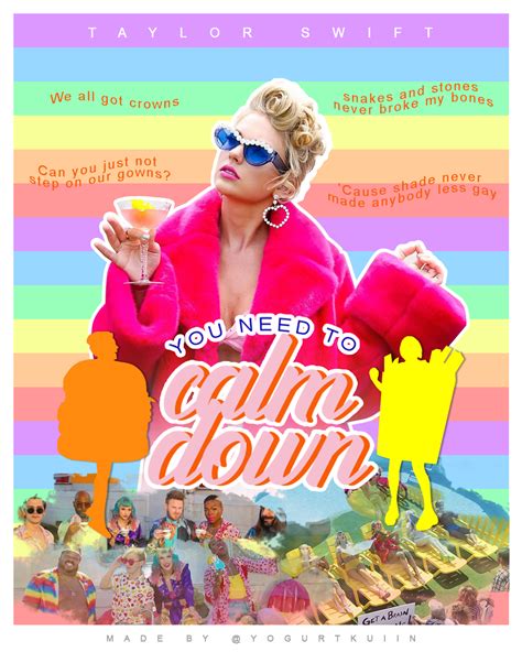 You Need To Calm Down Taylor Swift By Georgiig On Deviantart