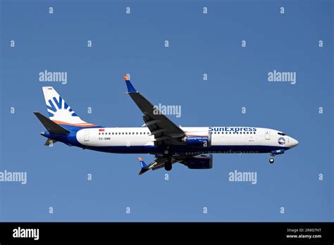 Aircraft SunExpress Boeing 737 MAX 8 TC SME Stock Photo Alamy