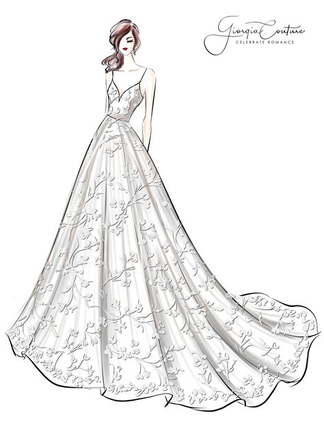 Ball Gown Wedding Dress Sketches