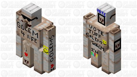 Vote Tuff Golem Minecraft Mob Skin