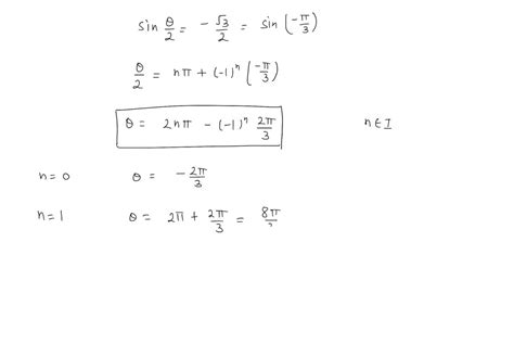 Solved Solve Each Equation Give A General Formula For All The Solutions List Six Solutions