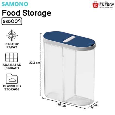 SAMONO FOOD STORAGE SERBAGUNA BIRU Energy Bali