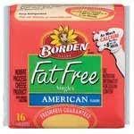 Amazon Borden Cheese Slices American Singles Fat Free Oz Pack