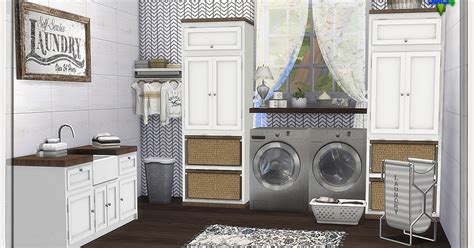 ~ Chicklet’s Nest ~: Laundry Days Laundry Room – Sims 4 Updates -♦- Sims 4 Finds & Sims 4 Must ...