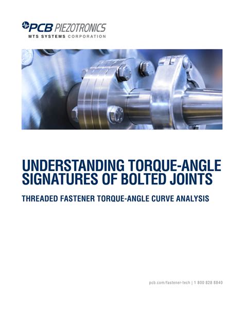 Understanding Torque Angle Signatures Of Bolted Joints Threaded