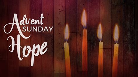 First Advent Sunday Hope — Calvary Chapel Eastside