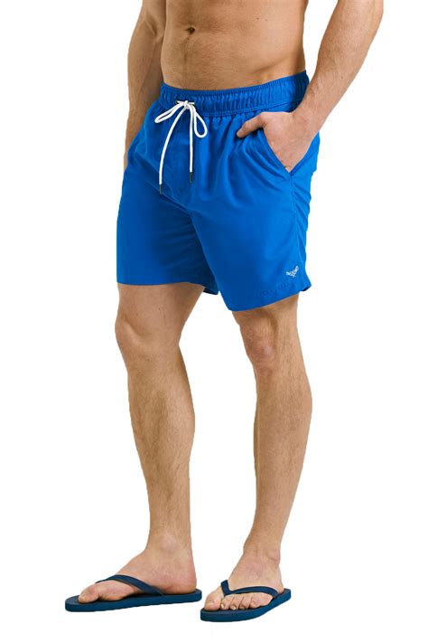 Mens Threadbare Swim Shorts Mesh Lined Knee Length Beach Board Swimming Trunks Ebay