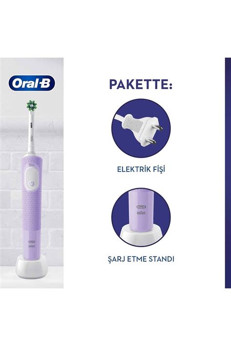 Oral B Arjl Elektrikli Di F R As Vitality Pro Lila Koruma Ve