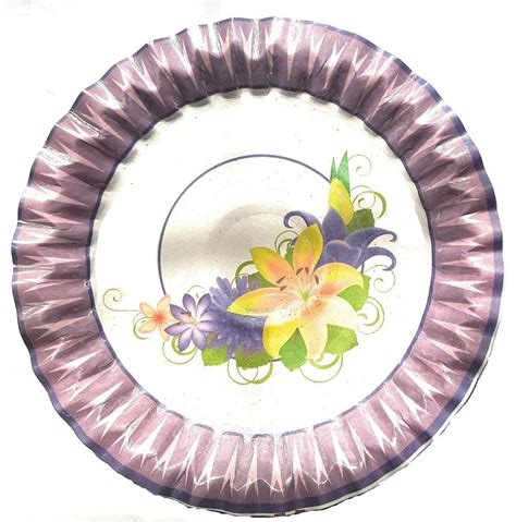 8 Inch Disposable Printed Paper Plate At Rs 5 Piece Printed Paper