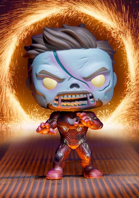 Funko POP! Marvel: What If - Zombie Iron Man Figure