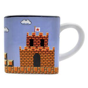 Caneca Quadrada Fases Game Mario Bros Leroy Merlin