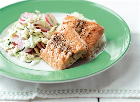 Gegrilde Zalm Met Koolsalade Recept Allerhande Albert Heijn