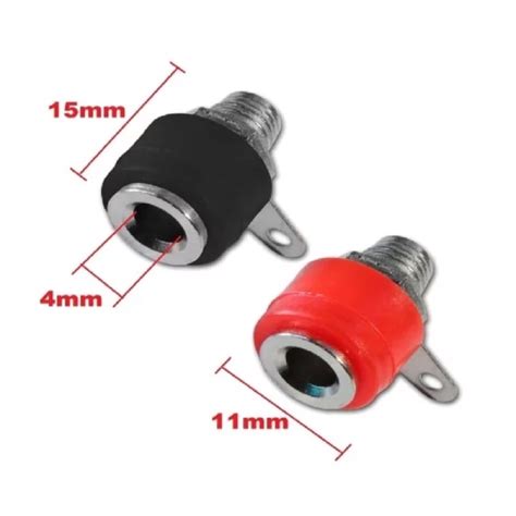 Jual BINDING POST SOCKET BANANA 1 SET MERAH HITAM Shopee Indonesia