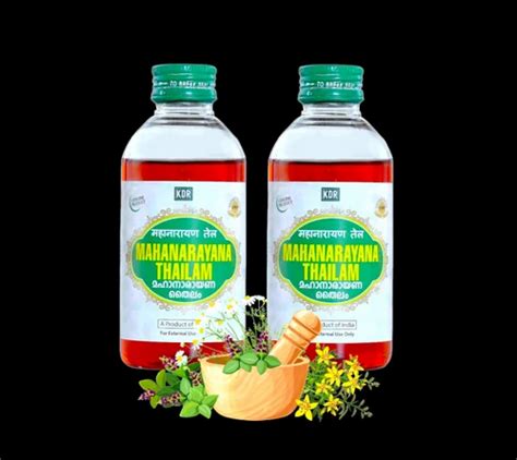 Liquid Mahanarayana Thailam Massage Oil Packaging Size Ml