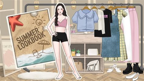 Lookbook 룩북 애니메이션👗 Summer Lookbook Animation Youtube