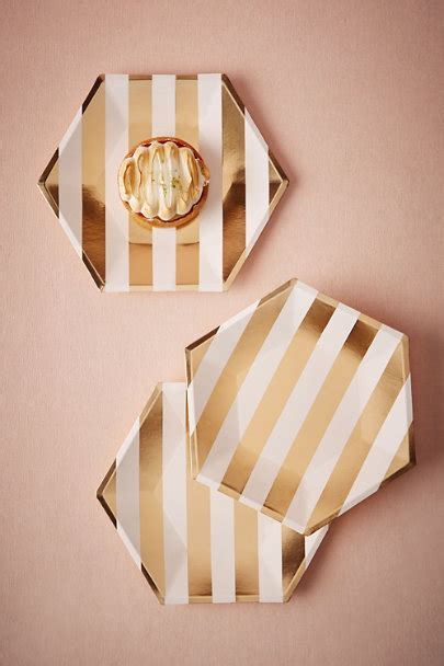 Hexagonal Paper Plates 8 In Sale Bhldn