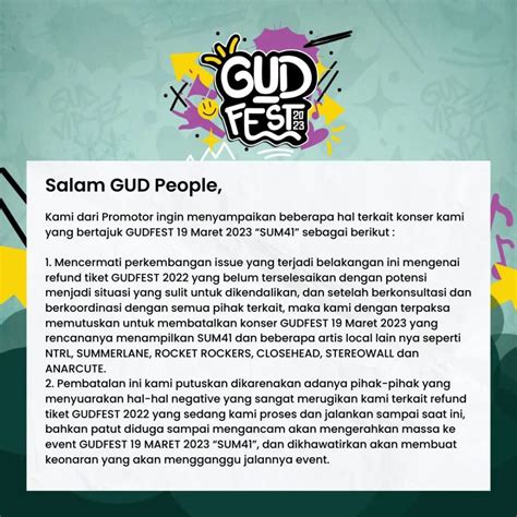 Festival Musik Di Indonesia Yang Batal Digelar