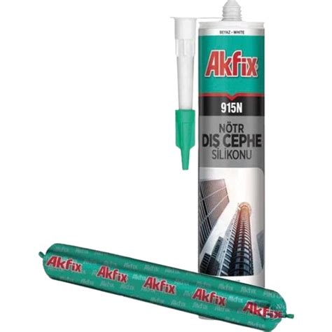 Akfix 915N Dış Cephe Silikonu Beyaz 280 ml Fiyatı