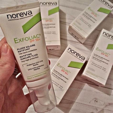 Noreva Exfoliac Fluide Solaire Matifiant Spf