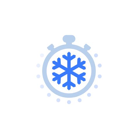 Freezing Time Icon On White 1918112 Vector Art At Vecteezy