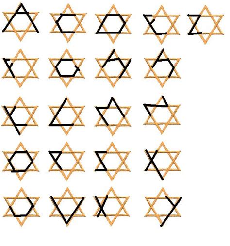 Hebrew Alphabet Is Based On The Star Of David Page 2