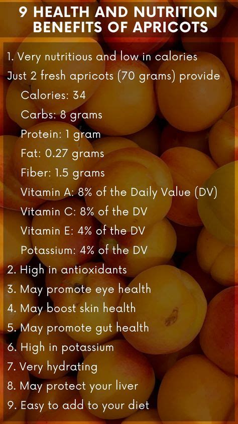 9 Health Benefits Of Apricot