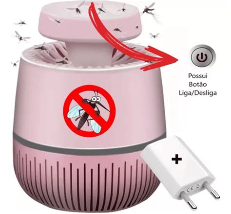 Abajur Armadilha Mosquito Pernilongo Led Uv Repelente Fonte