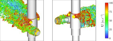 4 Iso Surface Of Q Criterion 210 7 Colored By The Velocity