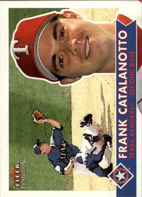 Carte De Baseball Fleer Tradition Texas Rangers Frank