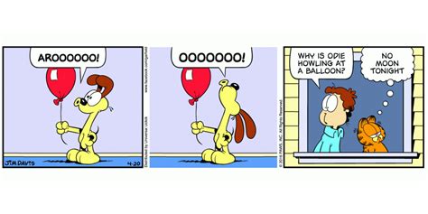 10 Funniest Garfield Comics Starring Odie