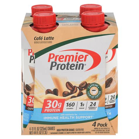 Save On Premier Protein High Protein Shake Caffe Latte 4 Pk Order Online Delivery Giant