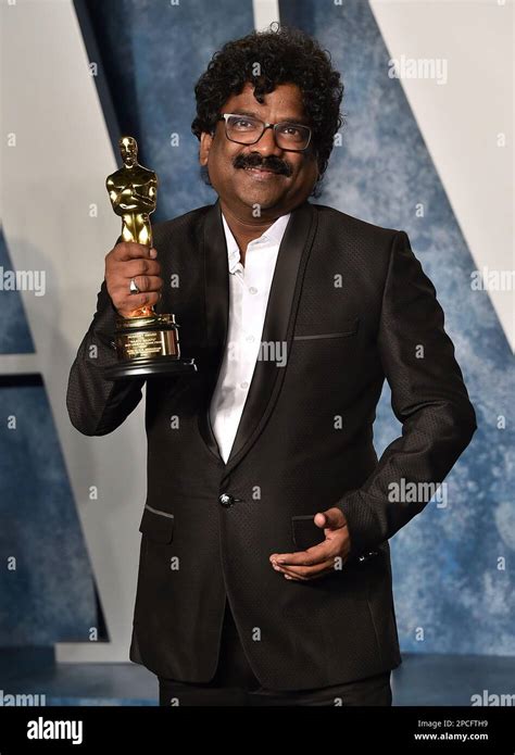 Chandrabose Arriving At The Vanity Fair Oscar Party Held At The Wallis