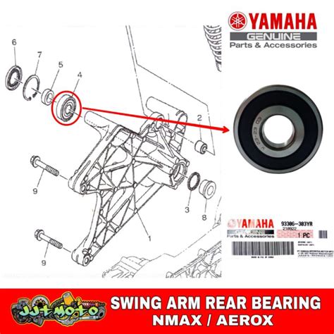 Swing Arm Bearing Nmax Aerox V V Shopee Philippines