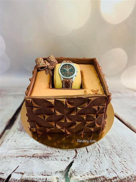 Breitling Watch Cake Decorated Cake By Renatiny Dorty CakesDecor