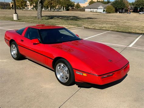 Corvette Zr Red Blk Low Mile King Of The Hill Classic