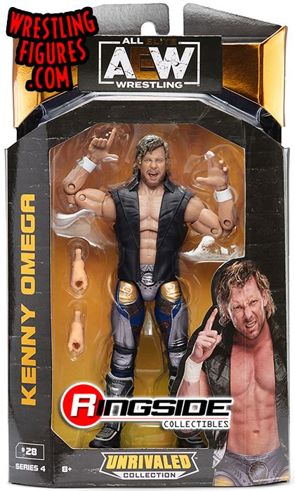 Kenny Omega - AEW Unrivaled 4 Toy Wrestling Action Figure by Jazwares!