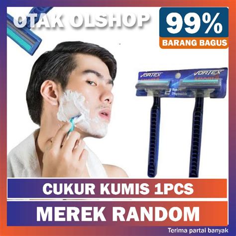 Jual Alat Cukur Kumis Dan Jenggot Biru Mata Pisau Cukuran Alat