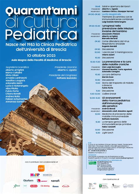 QUARANTANNI DI CULTURA PEDIATRICA Associazione Essere Bambino OdV