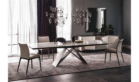 Mesa De Comedor Extensible Premier Keramik Drive Cattelan